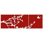 Ficha técnica e caractérísticas do produto Adesivo Decorativo Galhos e Pássaros (1,20x40cm)