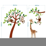 Ficha técnica e caractérísticas do produto Adesivo Decorativo Infantil Safari 05 1,20x1,50cm