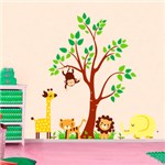 Ficha técnica e caractérísticas do produto Adesivo Decorativo Infantil Safari (1,35x1,35cm)