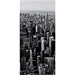 Ficha técnica e caractérísticas do produto Adesivo Decorativo para Porta New York Urban Preto / Branco (210x95cm)