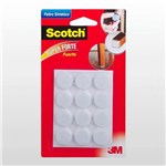 Ficha técnica e caractérísticas do produto Adesivo Feltro Redondo P Branco Scotch - 3M