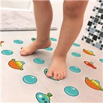 Ficha técnica e caractérísticas do produto Adesivo Piso Banheiro Antiderrapante Infantil Barquinho