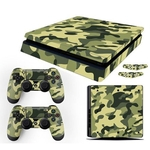 Ficha técnica e caractérísticas do produto Adesivo Skin PlayStation 4 Slim Camuflado Exército Verde