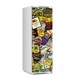 Ficha técnica e caractérísticas do produto Adesivos de Geladeira Rótulos de Cerveja 2 - Envelopamento Porta - Até 1,50x0,60 M