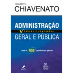 Ficha técnica e caractérísticas do produto Administração Geral E Pública: Provas E Concursos