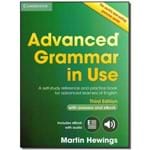Ficha técnica e caractérísticas do produto Advanced Grammar In Use With Answers And Ebook - 3rd Edition