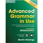 Ficha técnica e caractérísticas do produto Advanced Grammar In Use With Answers And Interactive E-Book - 3rd Ed