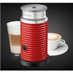 Ficha técnica e caractérísticas do produto Aeroccino 3 Nespresso 110v Vermelho Espumador de Leite