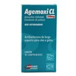 Ficha técnica e caractérísticas do produto Agemoxi CL 250mg 10 Comprimidos Agener Antibiótico Cães