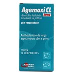 Ficha técnica e caractérísticas do produto Agemoxi CL 50mg Antibiótico 10 Comp - Agener União