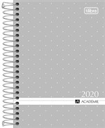 Ficha técnica e caractérísticas do produto Agenda Académie Cinza 2020 Tilibra
