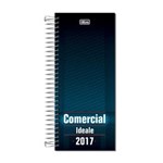 Ficha técnica e caractérísticas do produto Agenda Comercial Ideale 2017 119 X 275mm Tilibra