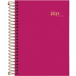 Ficha técnica e caractérísticas do produto Agenda Diária Napoli Feminina Pink 2021 Tilibra