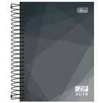 Ficha técnica e caractérísticas do produto Agenda Diária Zip 2019 - Cinza - Tilibra