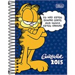 Ficha técnica e caractérísticas do produto Agenda Garfield Azul 2015 - Tilibra
