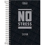 Ficha técnica e caractérísticas do produto Agenda Tilibra Diária no Stress Preta 2015