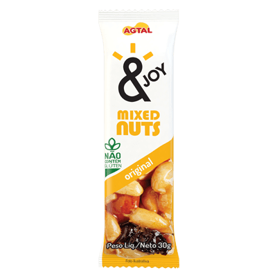 Ficha técnica e caractérísticas do produto Agtal Joy Mixed Nuts Original 30G