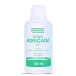 Ficha técnica e caractérísticas do produto Água Boricada 3% Farmax com Gotejador 100ml
