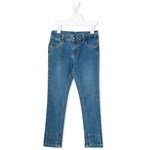 Ficha técnica e caractérísticas do produto Aigner Kids Calça Jeans Slim - Azul