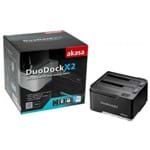 Ficha técnica e caractérísticas do produto Akasa Duo Dock X2 HD 2.5 / 3.5 Sata Usb3.0