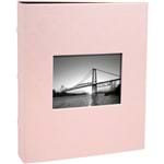 Ficha técnica e caractérísticas do produto Álbum Black Ferragem para 200 Fotos 10x15cm Rosa - Ical
