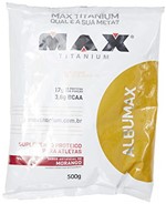 Ficha técnica e caractérísticas do produto Albumax 100% - 500g Morango - Max Titanium, Max Titanium