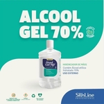 Ficha técnica e caractérísticas do produto Álcool 70 Em Gel Silkline 500ml