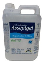 Ficha técnica e caractérísticas do produto Álcool Gel 5 Litros 70% Antisséptico Asseptgel
