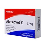 Ficha técnica e caractérísticas do produto Alergovet C 0,7 Mg