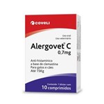 Ficha técnica e caractérísticas do produto Alergovet C 0,7mg 10 Comprimidos_Coveli