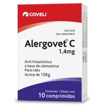 Ficha técnica e caractérísticas do produto Alergovet C 1,4 Mg - 10 Comprimidos