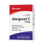 Ficha técnica e caractérísticas do produto Alergovet C 1,4mg 10 Comprimidos_Coveli