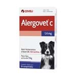 Ficha técnica e caractérísticas do produto Alergovet C 1,4mg para Cães Uso Veterinário para Animais Acima de 15kg com 10 Comprimidos