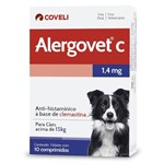 Ficha técnica e caractérísticas do produto Alergovet C 10 Comprimidos Coveli 1,4mg