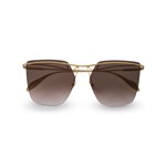Ficha técnica e caractérísticas do produto Alexander McQueen Eyewear Óculos de Sol Oversized - Marrom