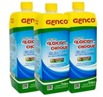 Ficha técnica e caractérísticas do produto 3 Algicidas de Choque Eliminador de Algas 1l Genco Piscina