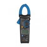 Ficha técnica e caractérísticas do produto Alicate Amperímetro Digital Azul/Preto ET-3367A - Minipa