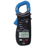 Ficha técnica e caractérísticas do produto Alicate Amperímetro Digital Azul / Preto Et3100A Minipa