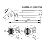 Ficha técnica e caractérísticas do produto Alicate Bomba D'agua 10" 219039BBR - Belzer