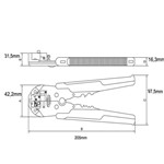 Ficha técnica e caractérísticas do produto Alicate Desencapador de Fios Automático 8 Tramontina Pro