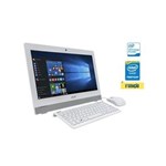 Ficha técnica e caractérísticas do produto All In One Intel Acer Dqb32Al002 Az1-752-Bc52 Pentium Quad Core N3700 4Gb 500Gb Win10 19.5 Led Branco Wireless Bluetooth e Rede