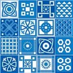 Ficha técnica e caractérísticas do produto Allodi Adesivo de Azulejo - Ladrilho Hidráulico - 365Azge