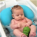 Ficha técnica e caractérísticas do produto Almofada de Banho Meu Bichinho Azul para Bebê