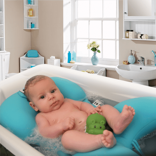 Ficha técnica e caractérísticas do produto Almofada de Banho para Bebe Baby Pil - Azul