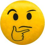 Ficha técnica e caractérísticas do produto Almofada De Emoji Pelúcia 45cm Com Enchimento 58