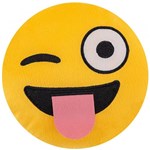 Ficha técnica e caractérísticas do produto Almofada de Emoji Pelúcia 28cm com Enchimento 03 - Vb