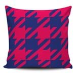 Ficha técnica e caractérísticas do produto Almofada Decorativa Geometrica Pink e Azul 45x45cm - Multicolorido - Dafiti