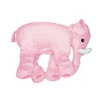 Ficha técnica e caractérísticas do produto Almofada Elefante de Pelúcia Soft Média Rosa