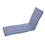 Ficha técnica e caractérísticas do produto Almofada Espreguiçadeira PVC Stripes Azul 190x55cm