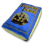 Ficha técnica e caractérísticas do produto Almofada Livro A Ilha do Tesouro